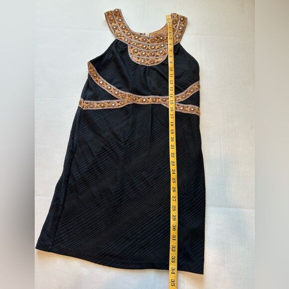 Free People Nefertiti Bodycon Embroidered Sleeveless Open Back Dress Size M - Picture 4 of 11